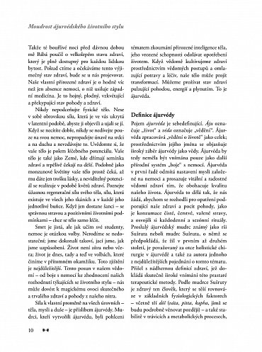 Náhled Moudrost ájurvédského životního stylu - Ucelený recept na optimalizaci zdraví, předcházení nemocem