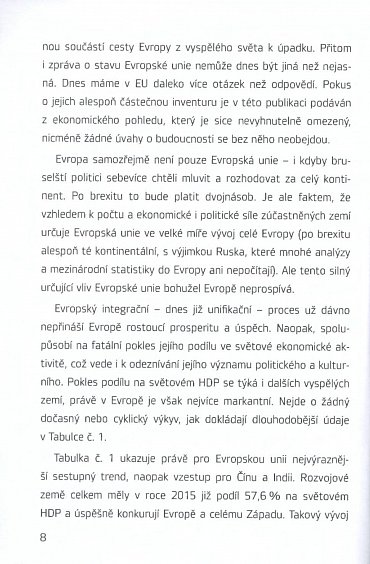 Náhled Ekonomický úpadek Evropy