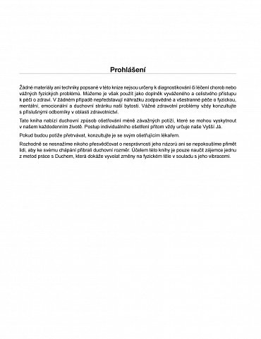 Náhled Duchovní léčení