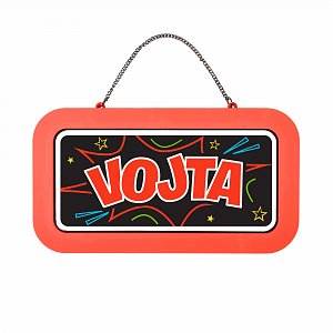 Neonová cedulka se jménem - Vojta