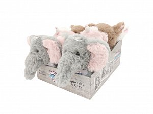 Šedý slon plyšový 27 cm