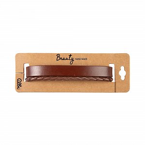 Náramky - Světle hnědá kůže