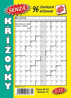 Senza číselné křížovky 3/2025