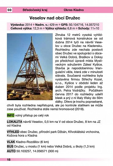 Náhled Rozhledny České republiky