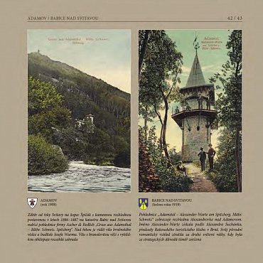 Náhled Moravské Švýcarsko na starých pohlednicích