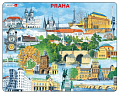 Puzzle Praha: Památky 66 dílků