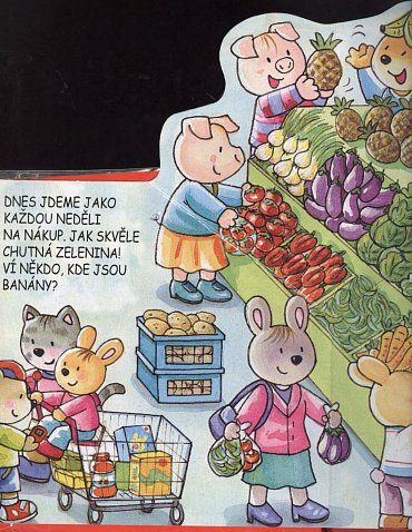 Náhled Na nákupech - Zvířátkové leporelo