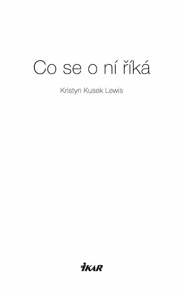 Náhled Co se o ní říká