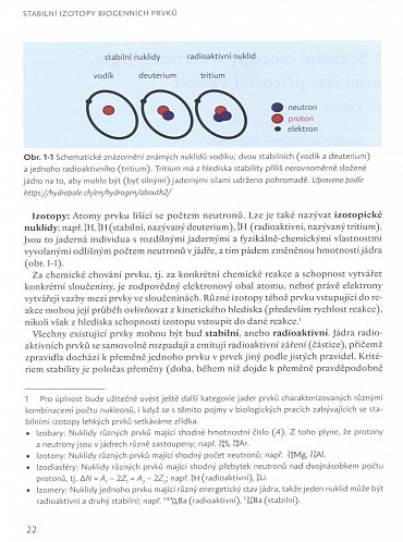 Náhled Stabilní izotopy biogenních prvků - Použití v biologii a ekologii