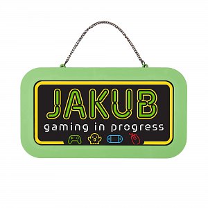 Neonová cedulka se jménem - Jakub