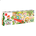 APLI edukační puzzle Find It First! - Jarmark, 200 ks, 6+