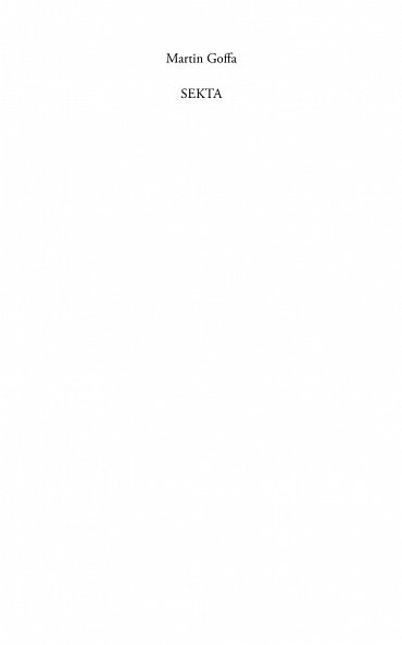 Náhled Sekta, 1.  vydání