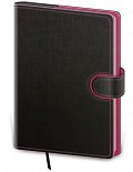Diář 2026 denní A5 Flip - antracit/magenta