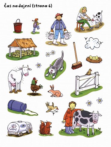 Náhled Farma - Samolepková knížka, 1.  vydání