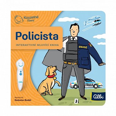 Náhled Policista - Kouzelné čtení minikniha pro nejmenší