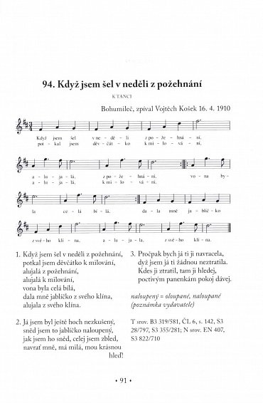 Náhled Lidové písně z Podještědí