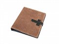 Kožený diář A5 - kůže hnědá semiš