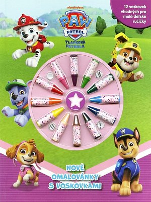 Tlapková patrola - Nové omalovánky s voskovkami
