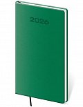 Diář 2026 týdenní kapesní A5 Soft - zelená