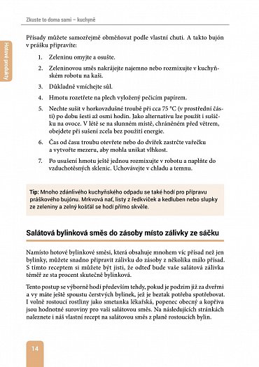 Náhled Zkuste to doma sami – kuchyně. 137 zdravějších alternativ ke kupovaným výrobkům, s nimiž ušetříte peníze i životní prostředí