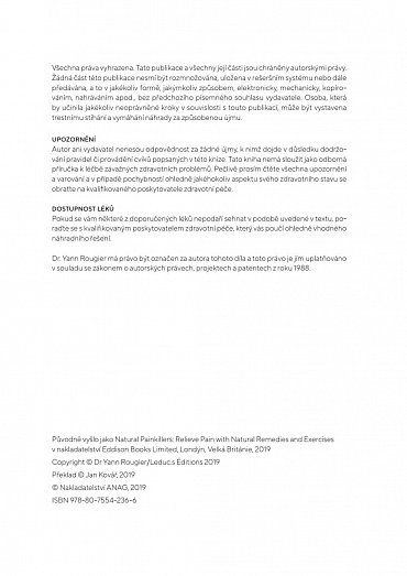 Náhled Přírodní léky na bolest - Zbavte se bolesti pomocí přírodních léků a cvičení