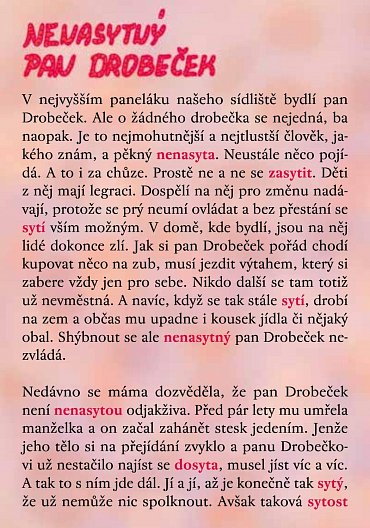 Náhled Slovníček Vyjmenováček SY