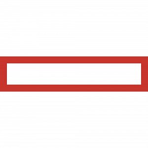 djois Magneto LEAN nadpis, A4/A3, červený, 10 ks