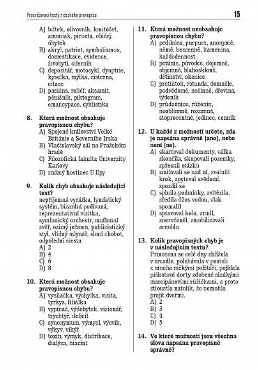 Náhled Procvičovací testy z českého pravopisu