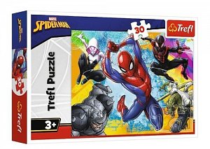 Puzzle Spider-Man: Barvy 30 dílků