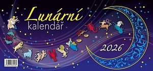 Kalendář 2026 Lunární, stolní, 29,7 x 13,8 cm