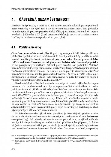 Náhled Překážky v práci na straně zaměstnance i zaměstnavatele