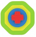 Moje první puzzle - Tvary osmiúhelník/zelená