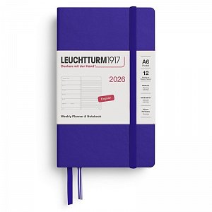 Weekly Planner & Notebook 2026 Pocket (A6) Ink