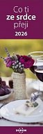 Kalendář záložkový 2026 - Co ti ze srdce přeji