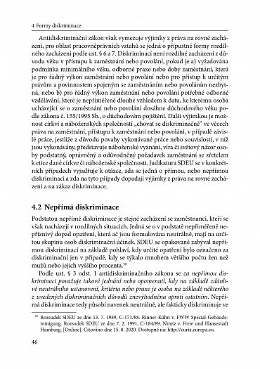 Náhled Zákaz diskriminace v pracovněprávních vztazích