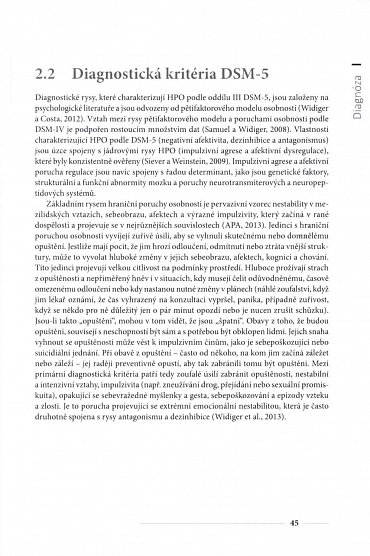 Náhled Hraniční porucha osobnosti a její léčba