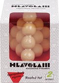 Dřevěný hlavolam - Kuličková pyramida
