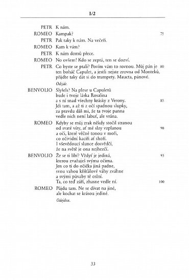 Náhled Romeo a Julie / Romeo and Juliet, 5.  vydání