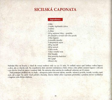 Náhled Sicilská kuchyně - Recepty na jednoduché, rychlé a zdravé pokrmy ze surovin dostupných i u nás