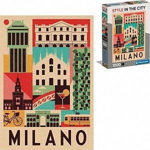 Puzzle Style in the City: Milán 1000 dílků