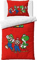 Dětské povlečení Super Mario Luigi a Yoshi