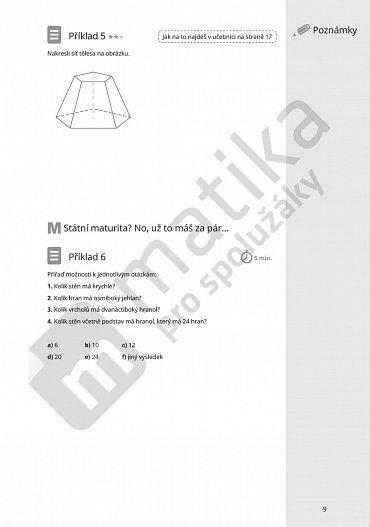Náhled Matika pro spolužáky: Stereometrie - PS, 1.  vydání