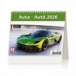 Kalendář stolní 2026 -  MiniMax Auta/Autá