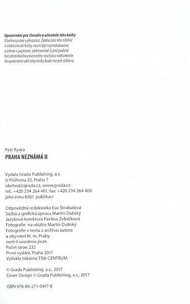 Náhled Praha neznámá II