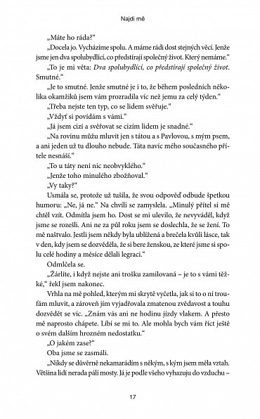 Náhled Najdi mě, 1.  vydání