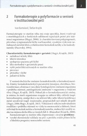 Náhled Farmakoterapie v geriatrii