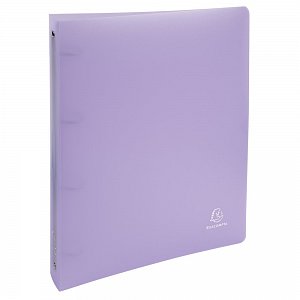 Exacompta 4kroužkový pořadač Chromaline Pastel, A4 maxi, hřbet 40 mm, PP, fialový