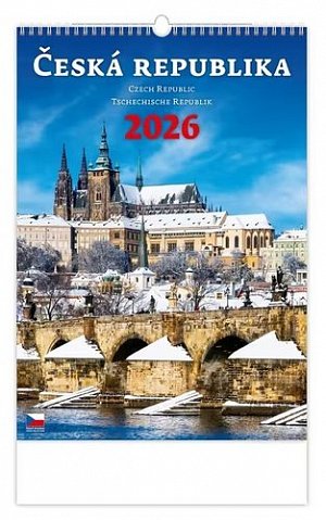 Kalendář nástěnný 2026 - Česká republika/Czech Republic/Tschechische Republik