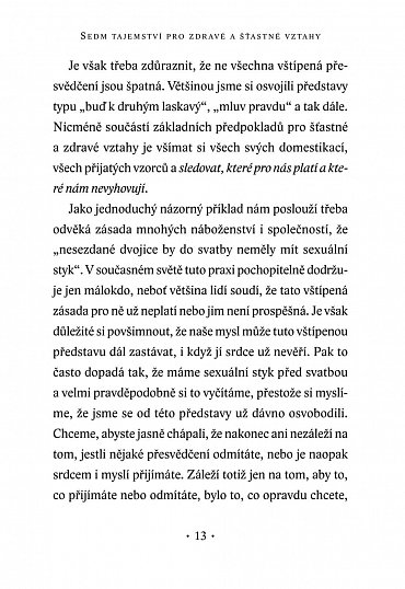 Náhled Sedm tajemství pro zdravé a šťastné vztahy