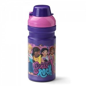 Láhev na pití LEGO Friends Girls Rock - fialová